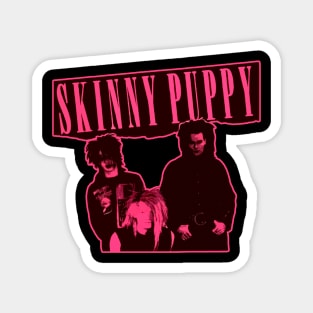 Skinny Puppy Pink Theme Magnet