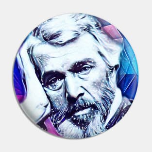 Thomas Carlyle Snowy Portrait | Thomas Carlyle Artwork 7 Pin