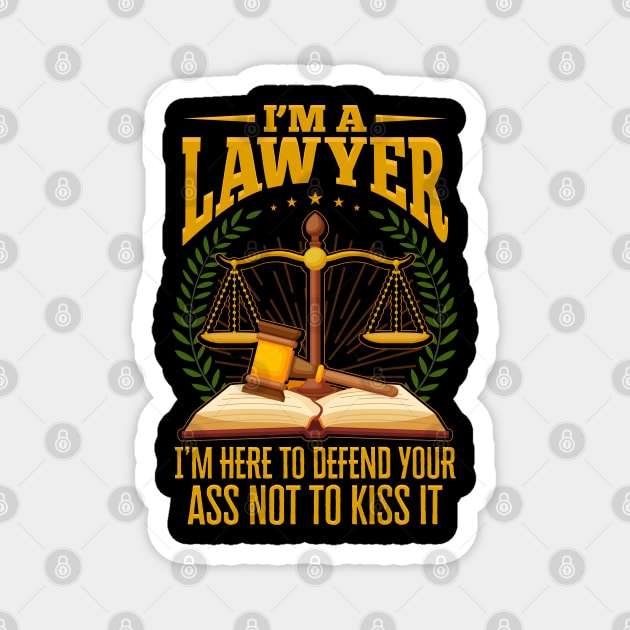 Im a Lawyer Funny Quote Gift Magnet by aneisha