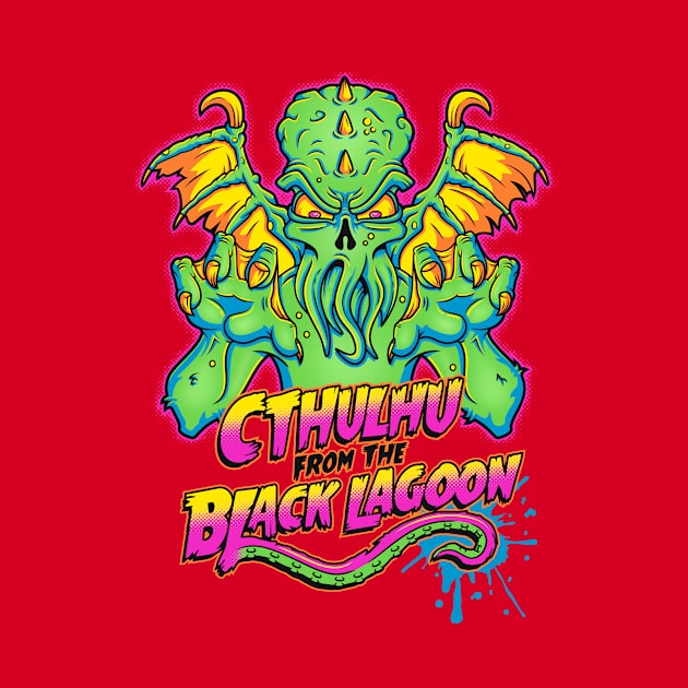 Cthulhu from the Black Lagoon by JakGibberish