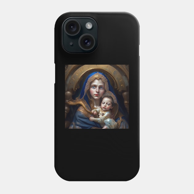 Madonna and Child Phone Case by PSYOP Industries 