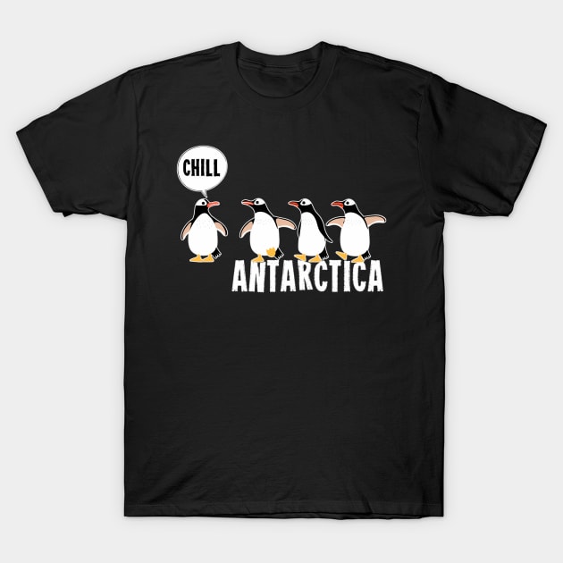 Antarctica With Penguin Family - Penguin Family - T-Shirt | TeePublic