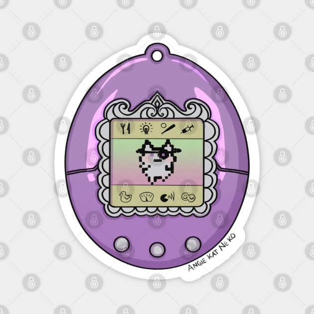 Random Cat Virtual Pet  💟 Magnet by Angie Kat Neko