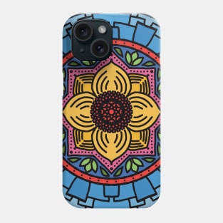 Mandala with a flower Phone Case