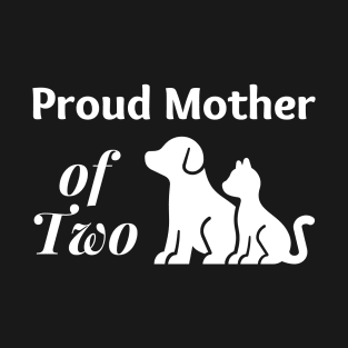 Proud Mother of Two 01a T-Shirt