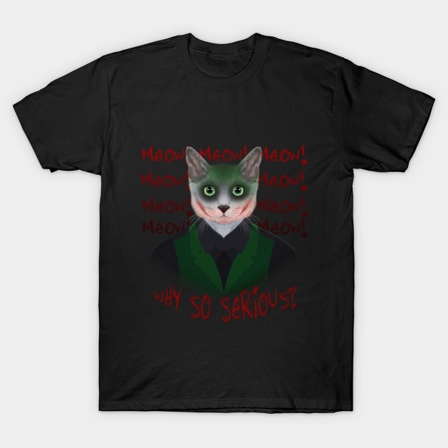 Joker Cat Cat T Shirt Teepublic Uk