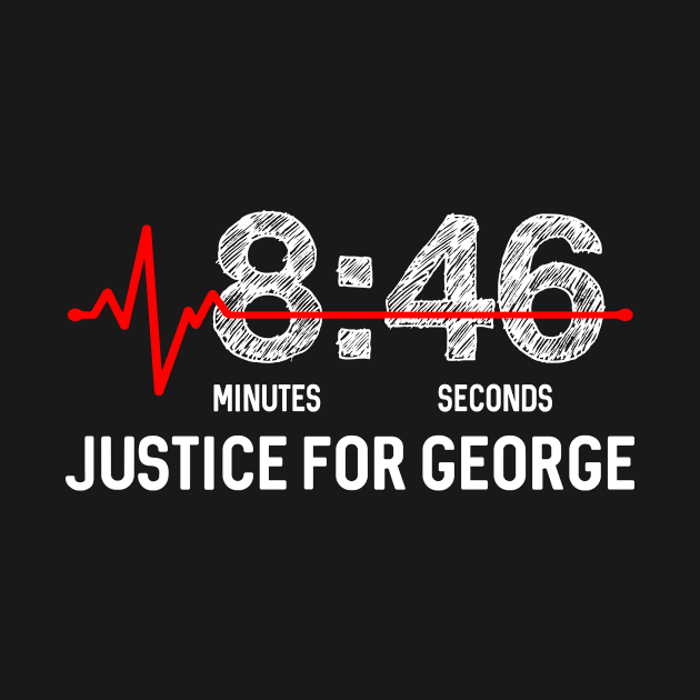 8:46 - eight minutes and 46 seconds - Justice For George Floyd - BLM - Black Lives Matter by BeCreative