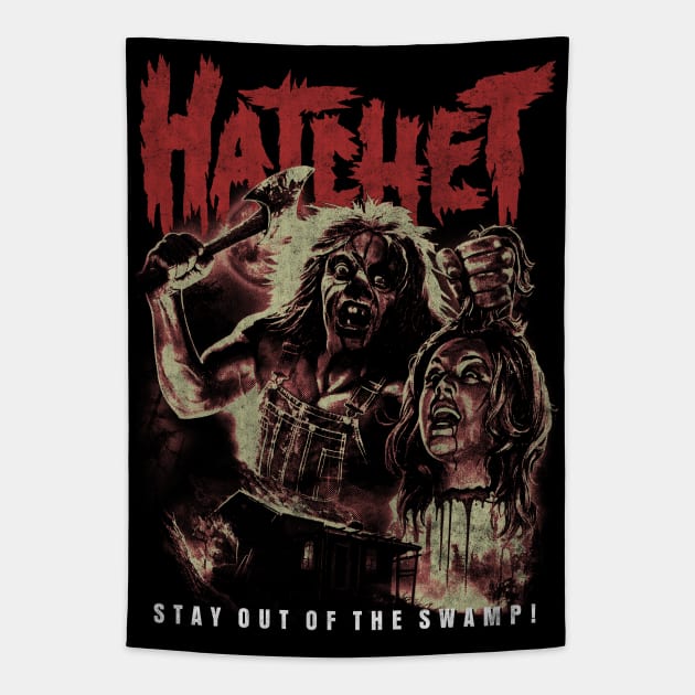 Hatchet, victor crowley, horror, slasher Tapestry by StayTruePonyboy