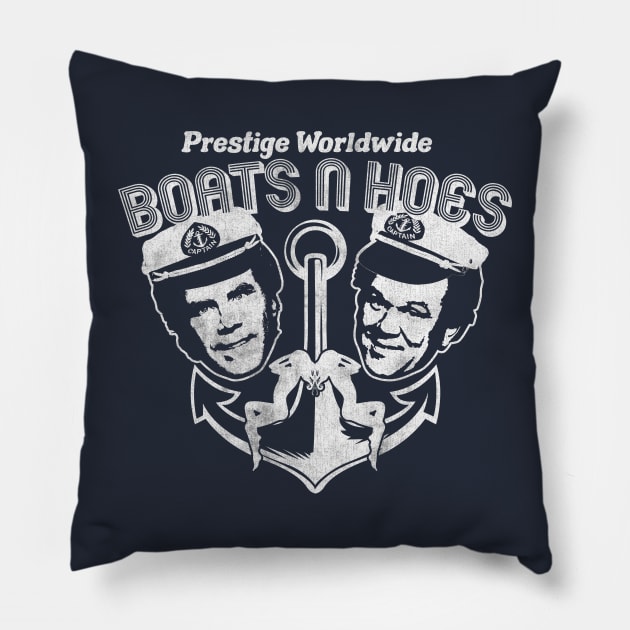 Boats N Hoes Step Brothers Pillow by scribblejuice