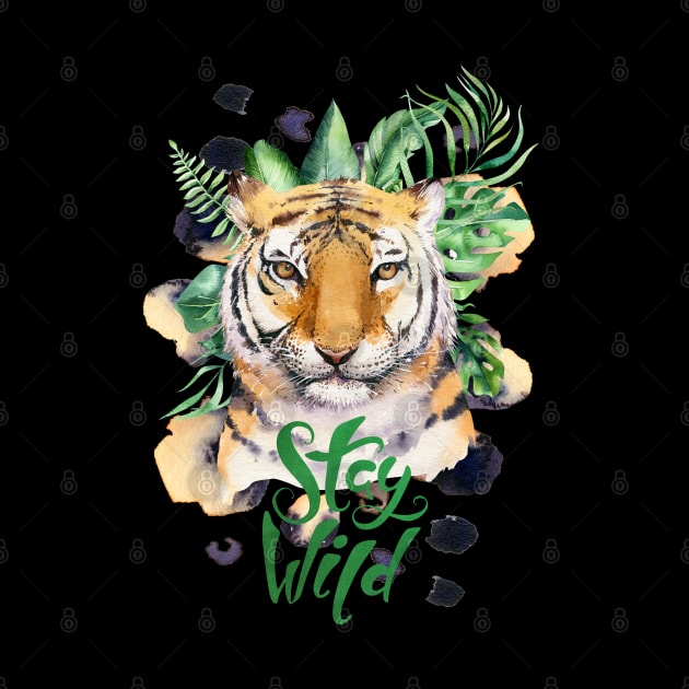 Stay Wild Tiger by Amanda Jane