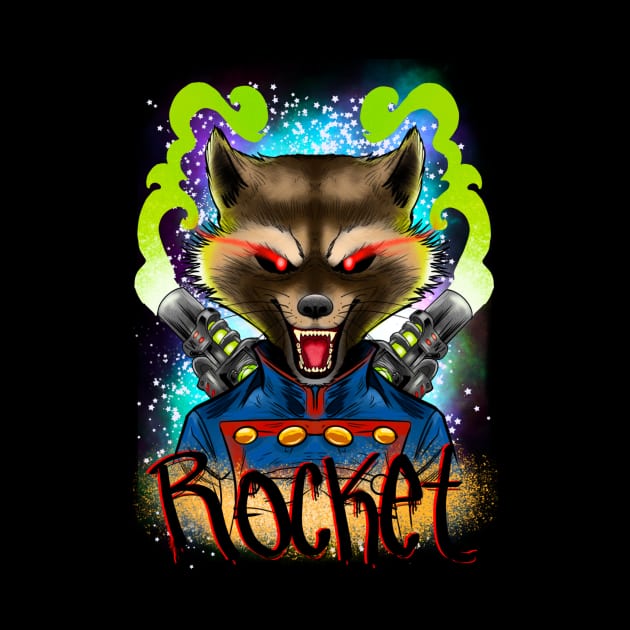 Rocket raccoon by Colorz 