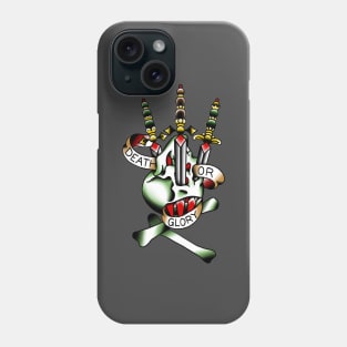 Death or Glory tattoo design. Phone Case