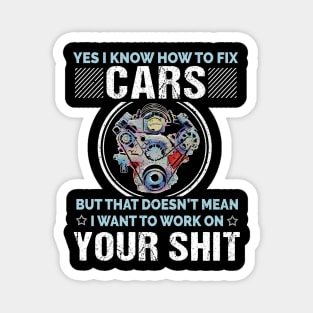 Car Mechanic Magnet