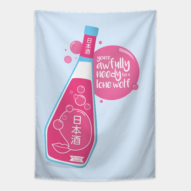 Bubblegum Sake Tapestry by Brudy