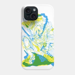 Wolf Samurai Phone Case