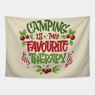 camping favorite therapy Tapestry