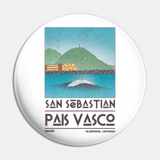 San Sebastian, Basque Country Pin