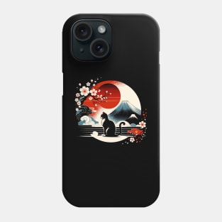 Kawaii Cat Anime Japanese Retro Funny Cat Phone Case