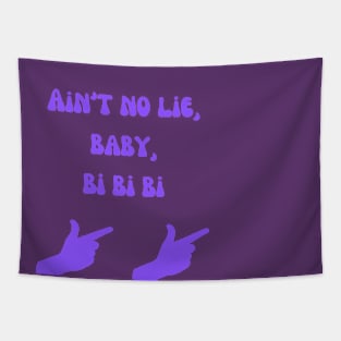 Bisexual Pride finger guns Tapestry