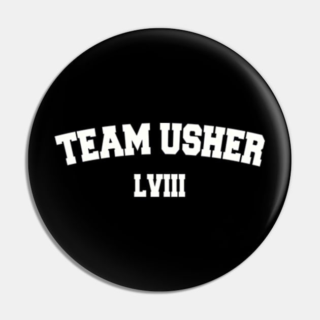 Team Usher LVIII Pin by style flourish