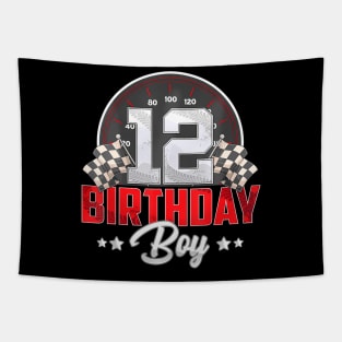 Race Car 12Th Birthday Boy Party Racing 12 Year Old Pit Tapestry