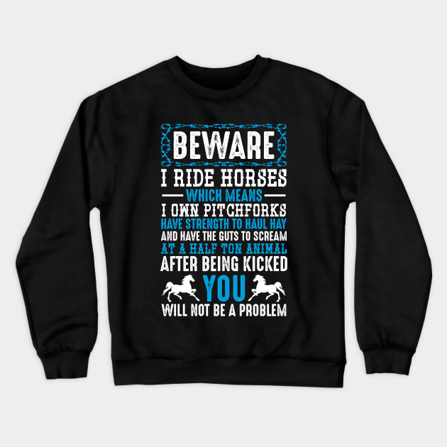 funny horse sweatshirts