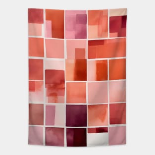 Pink Abstract Shades Pattern Tapestry