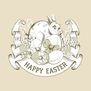 Vintage Happy Easter T-Shirt