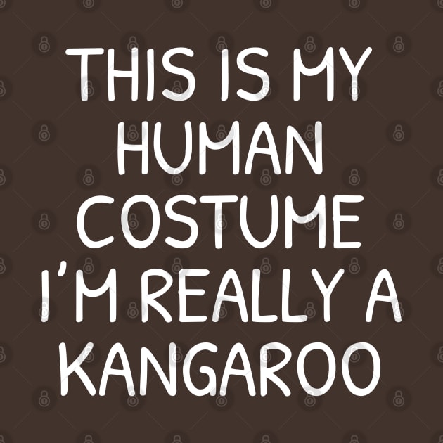 This is my Human Costume I'm Really A Kangaroo by JaiStore