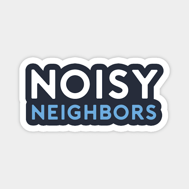 Noisypod Logo Text Dark Magnet by Noisy Neighbors