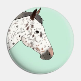 Appaloosa Horse Head Pin