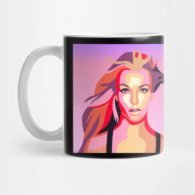 Britney Spears Vector Art Britney Spears Mug Teepublic