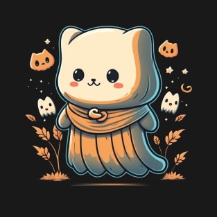 Spooky Ghost Cat T-Shirt