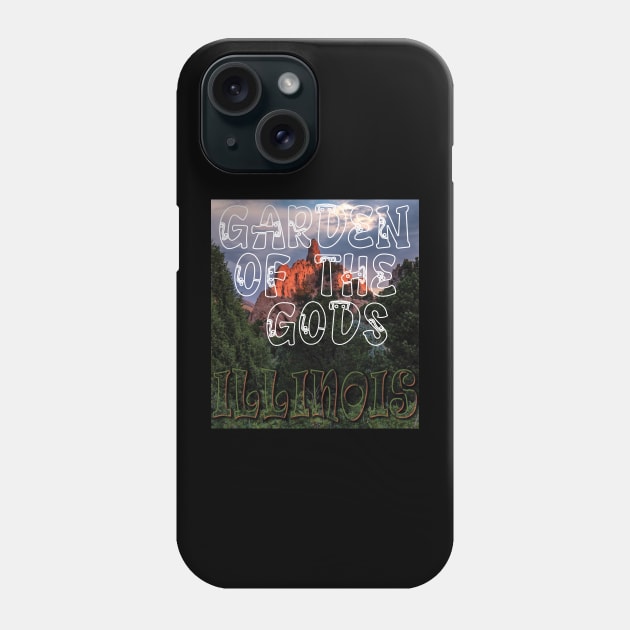 Garden of the gods, Illinois Phone Case by TeeText