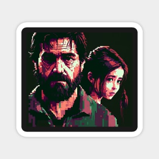 The Last of Us Pedro Pascal Joel inspired design Magnet