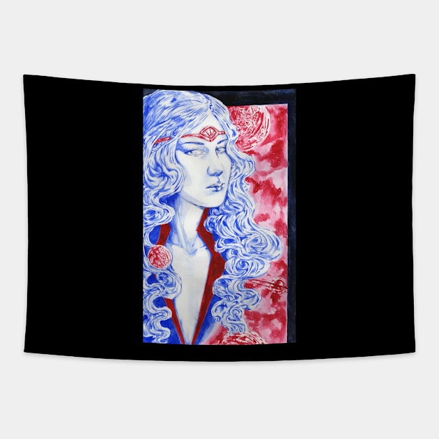 Cosmic Queen II Tapestry by iangroff