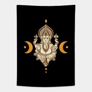 Ganesha Hindu God Hinduism Yoga India Bali Lover Tapestry