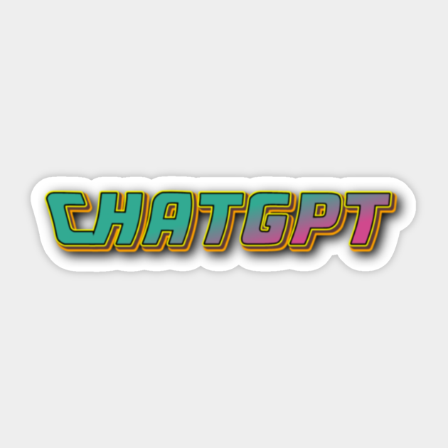 Colorful ChatGPT - Chat Gpt - Sticker | TeePublic