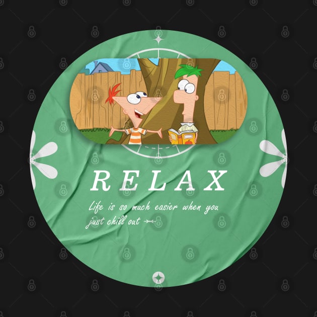 Phineas and Ferb chill out 03 by Nangers Studio