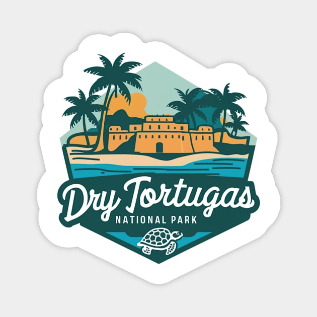 Dry Tortugas National Park turtle Magnet by Perspektiva