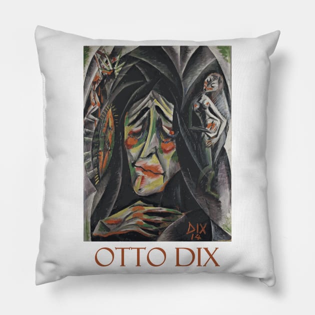 The Nun by Otto Dix Pillow by Naves