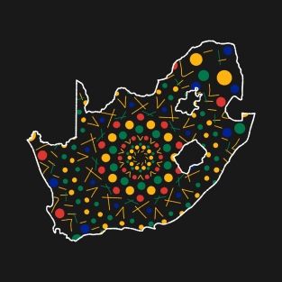 Fun South African Map T-Shirt