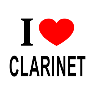 I ❤️ CLARINET I LOVE CLARINET I HEART CLARINET T-Shirt