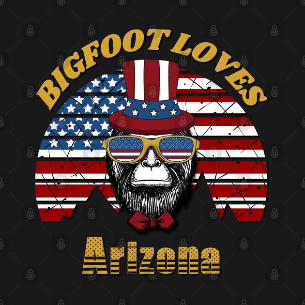 Bigfoot Loves America, Arizona by Scovel Design Shop