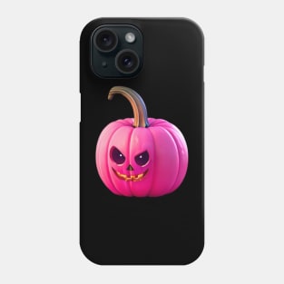 Halloween pink pumpkin Phone Case