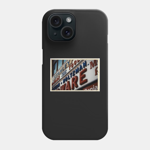 Weinstein & Holtzman Hardware - New York City Store Sign Kodachrome Postcards Phone Case by Reinvention