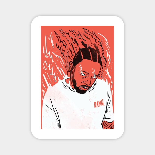 Kendrick DAMN Magnet by geolaw