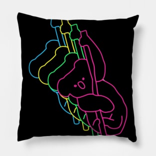 Koala 80s Neon Pillow