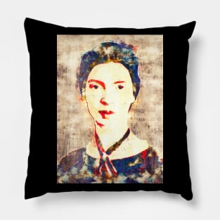 Emily Dickinson Pop Art Pillow