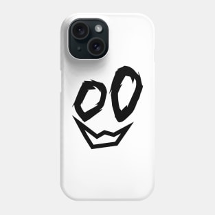 scary face sticker halloween horror Phone Case